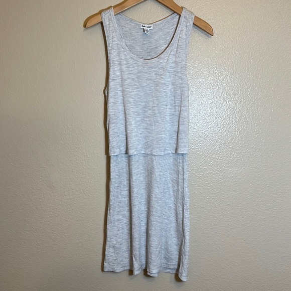 Splendid Gray Tank Casual Neutral Summer Dress - Picture 1 of 11